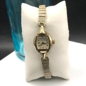 Vintage Tradition Ladies Mechanical Wristwatch Expandable Band Works